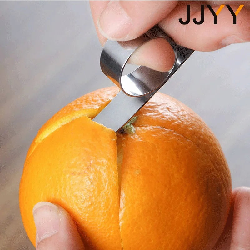 Stainless Steel Citrus Peeler - Effortless Orange & Lemon Skin Remover | NODISHDRAMA