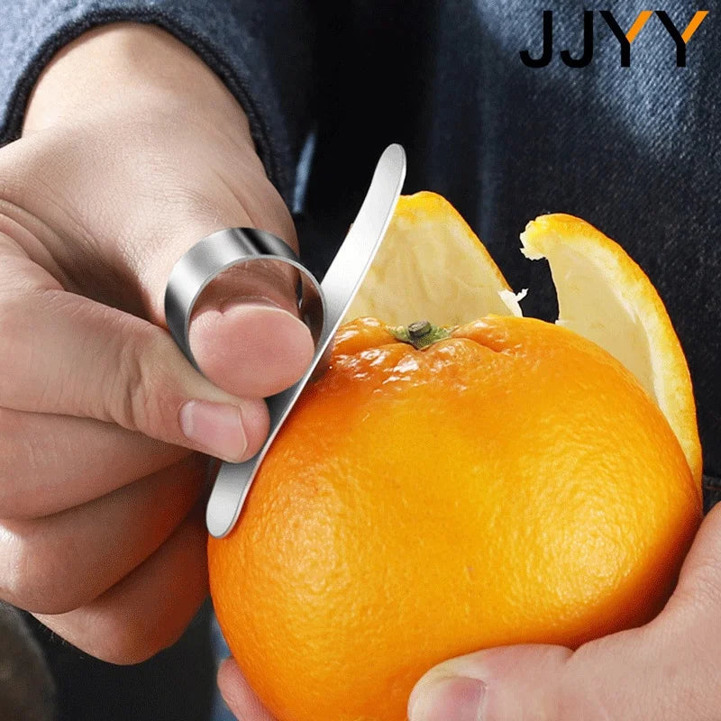 Stainless Steel Citrus Peeler - Effortless Orange & Lemon Skin Remover | NODISHDRAMA