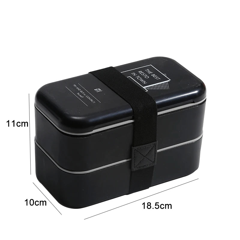 Eco Kids' Bento Lunch Box: Microwave-Safe, Leakproof Meal Prep Container | NODISHDRAMA