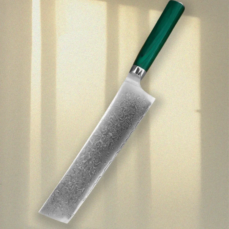 Damascus Steel Nakiri Knife - Precision Vegetable & Sushi Chef's Blade | NODISHDRAMA