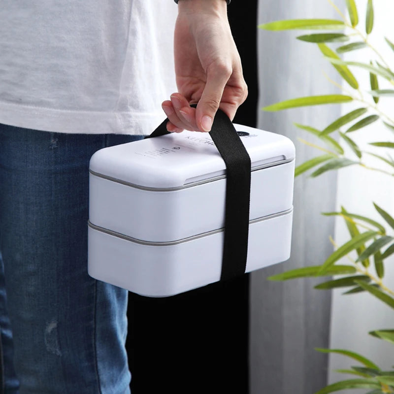 Eco Kids' Bento Lunch Box: Microwave-Safe, Leakproof Meal Prep Container | NODISHDRAMA