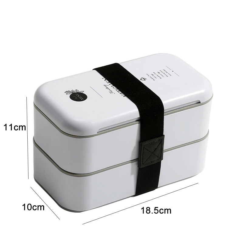 Eco Kids' Bento Lunch Box: Microwave-Safe, Leakproof Meal Prep Container | NODISHDRAMA