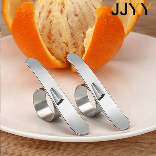 Stainless Steel Citrus Peeler - Effortless Orange & Lemon Skin Remover | NODISHDRAMA